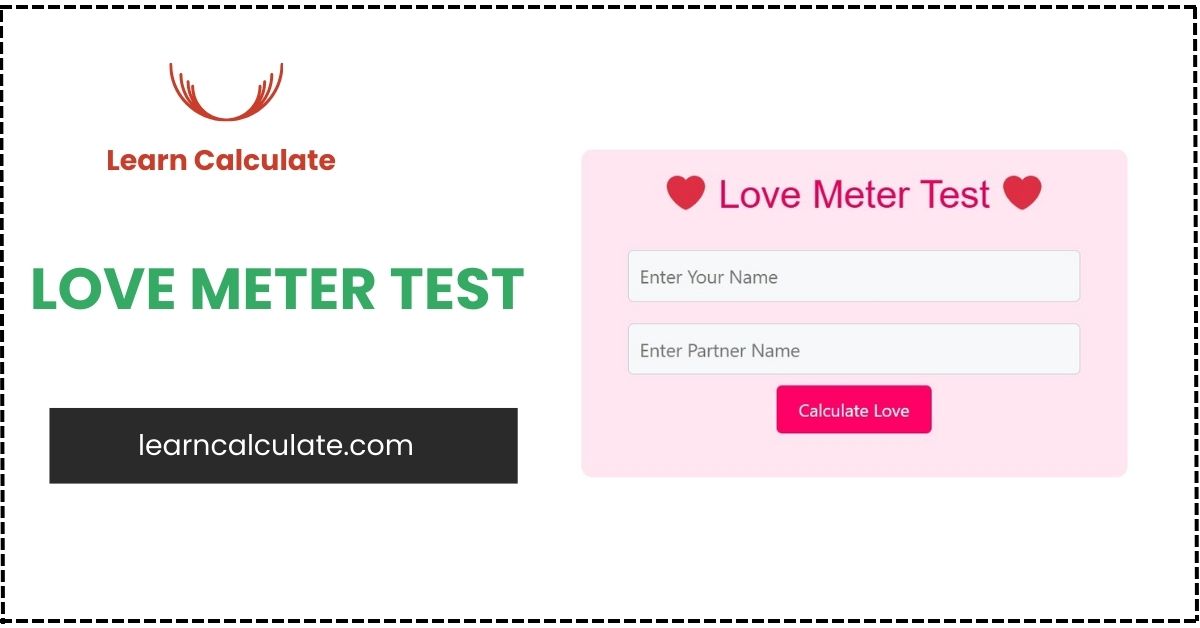 Love Meter Test